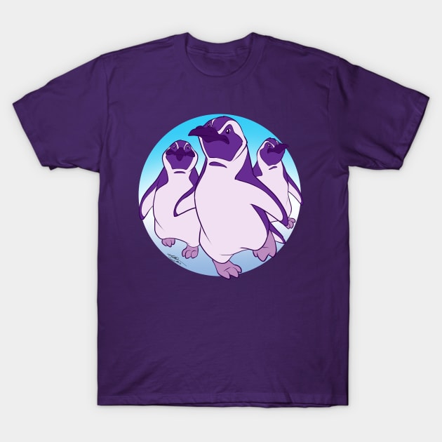 Purple Penguin T-Shirt by Knowledge Fight